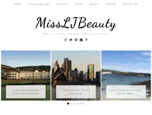 Tablet Screenshot of missljbeauty.com